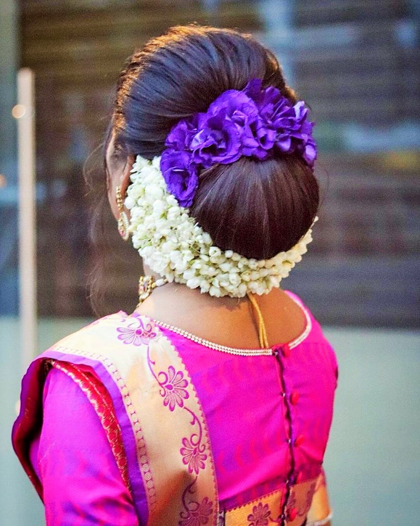 14 Traditional Half Saree Hairstyle Ideas & Tips • Keep Me Stylish