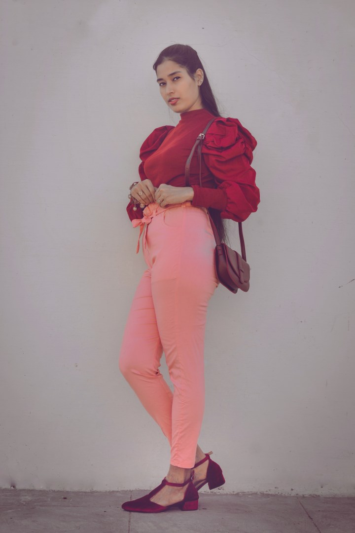 Lift your Summer Mood With Blush Pink & Maroon&nbsp;Touch!!