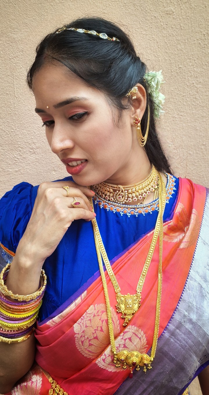 Styling Mathapati On Silk Saree For Wedding Guest&nbsp;Look